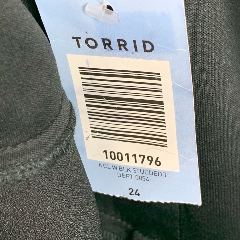 COPY - NEW Torrid Black Studded Strapless Dress Plus 24 - Picture 7 of 10